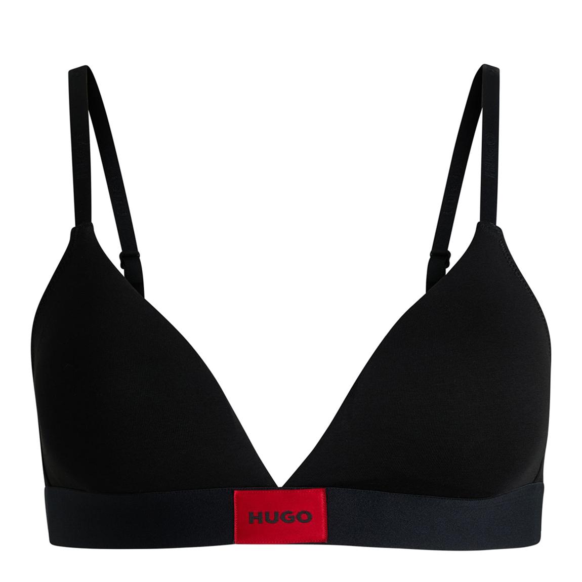 Black Triangle Moulded Bralette main product photo