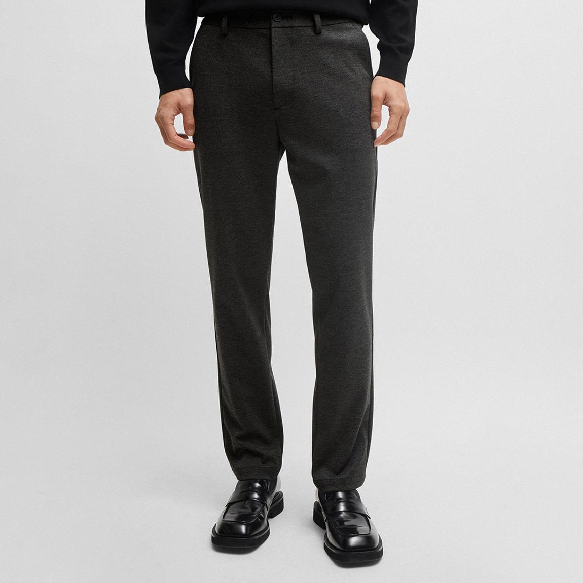 Black Casual Tapered Trousers main product photo