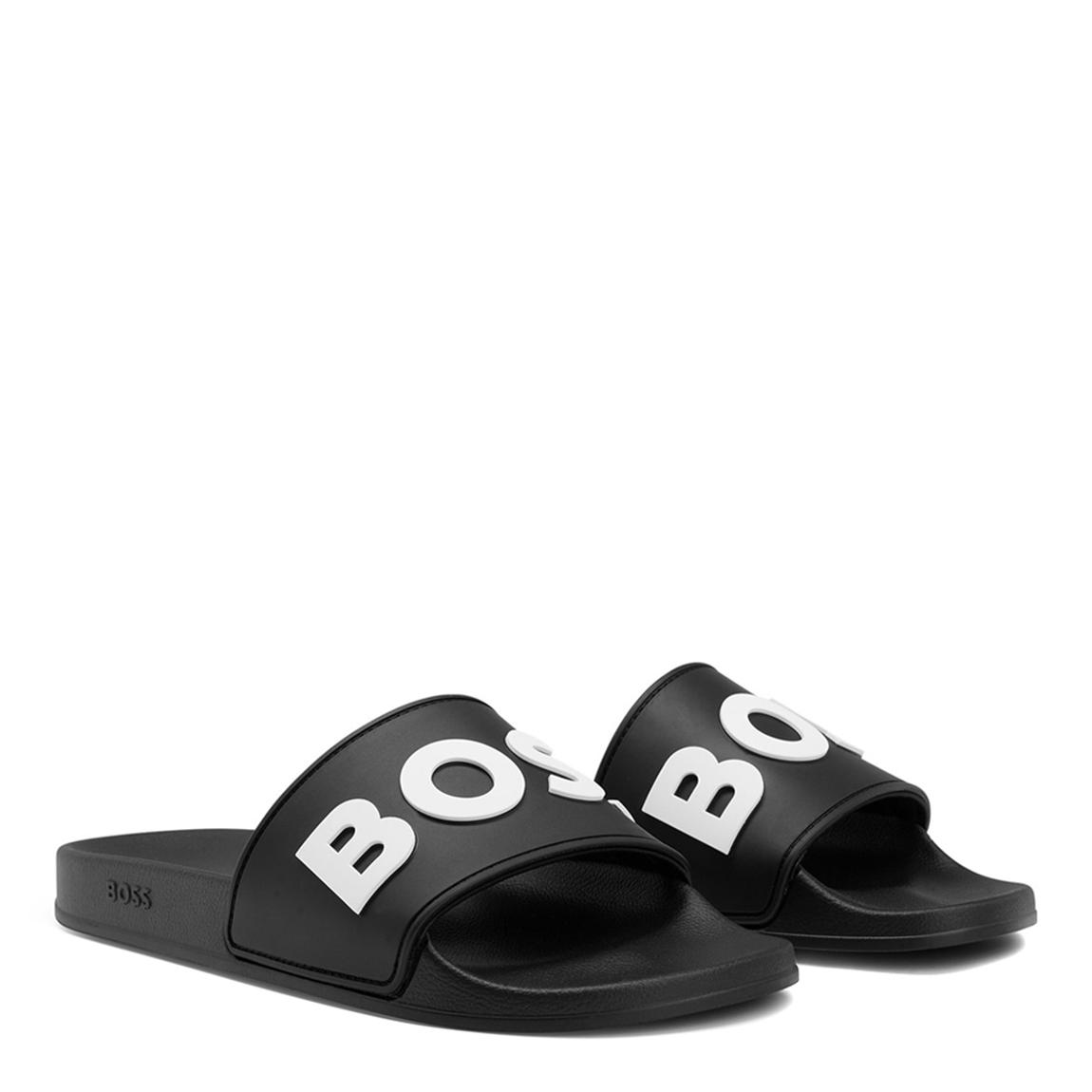 BOSS Black Large Logo Sliders main product photo