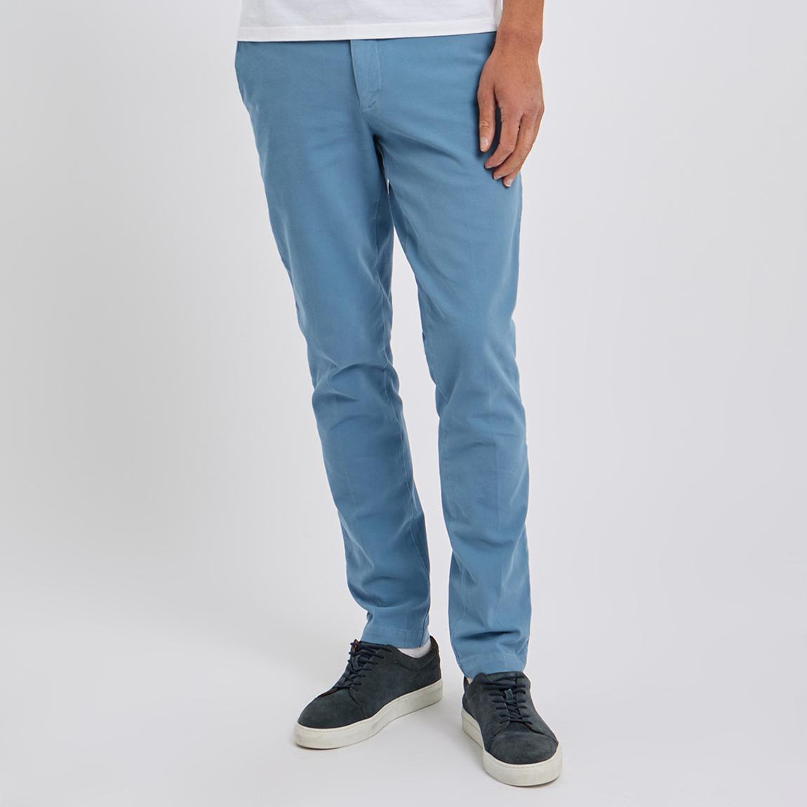 Blue Tailored Slim Fit Trousers main product photo