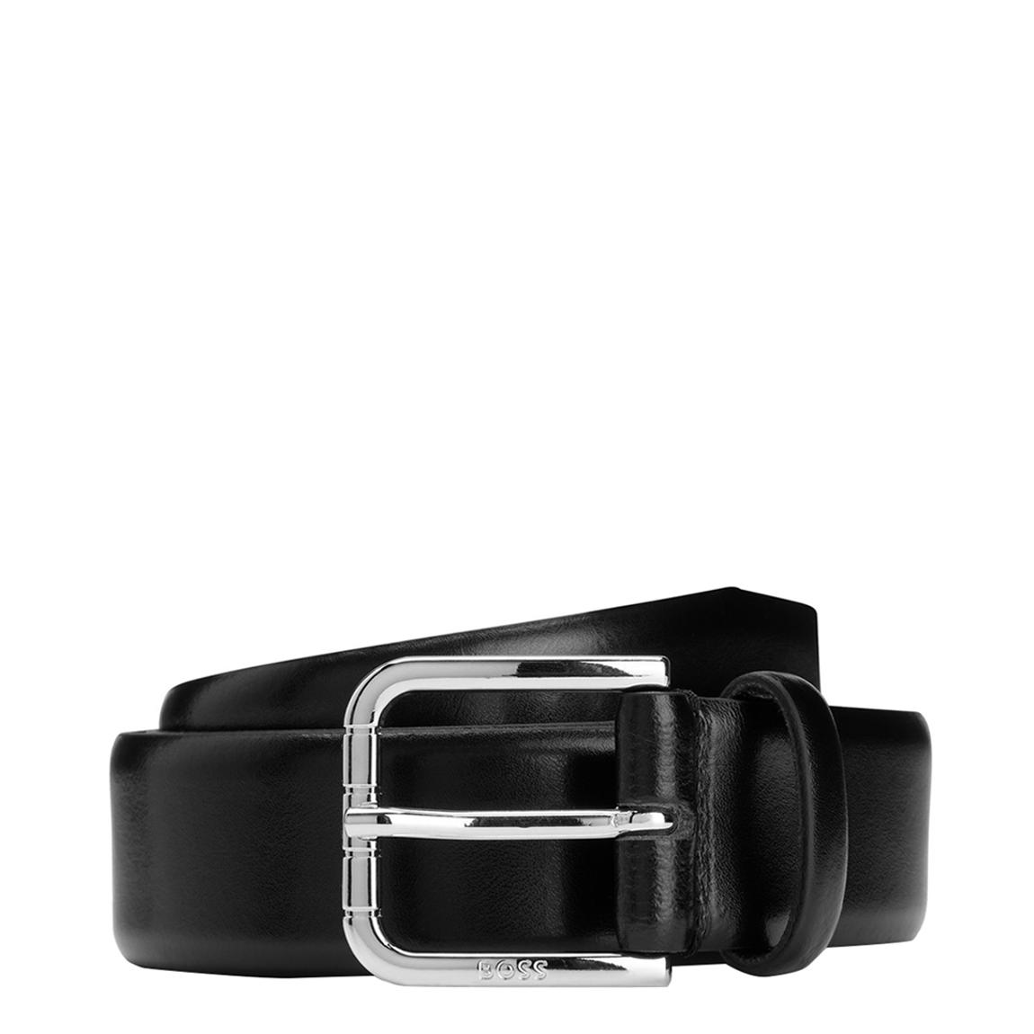 Black Clive Leather Belt main product photo