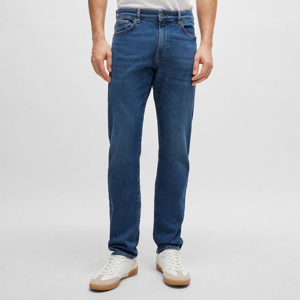 Dark Blue Straight Leg Jeans main product photo