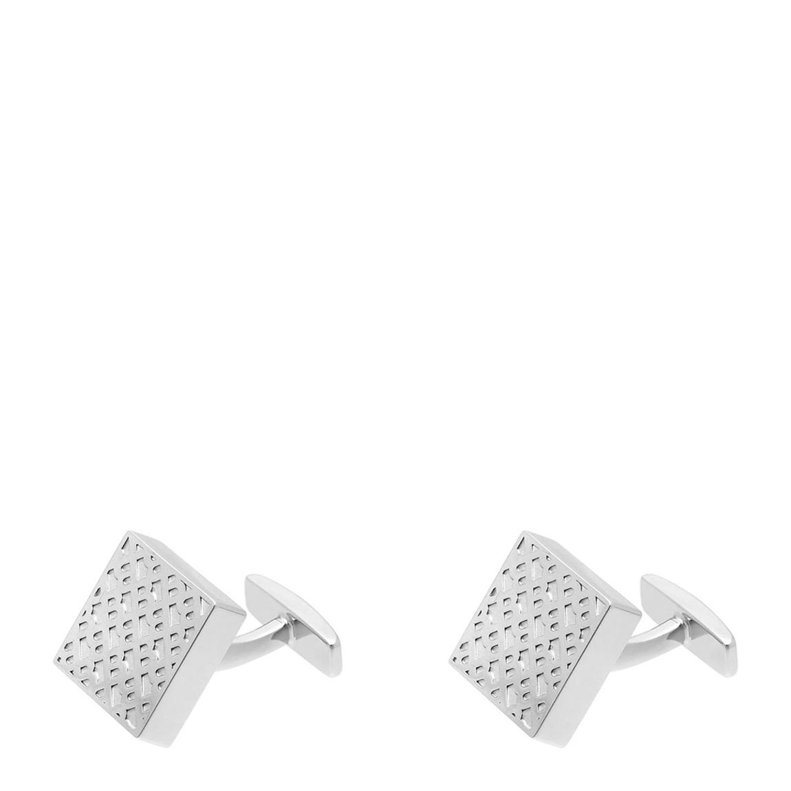 Silver Square Engraved Cufflinks main product photo