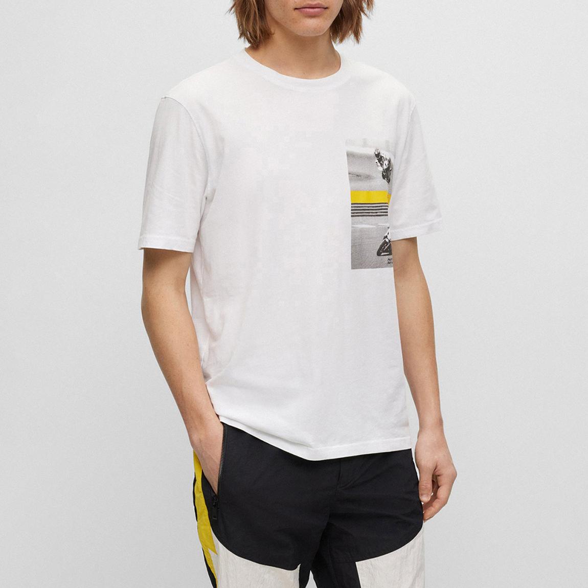 White Graphic Print T-Shirt main product photo