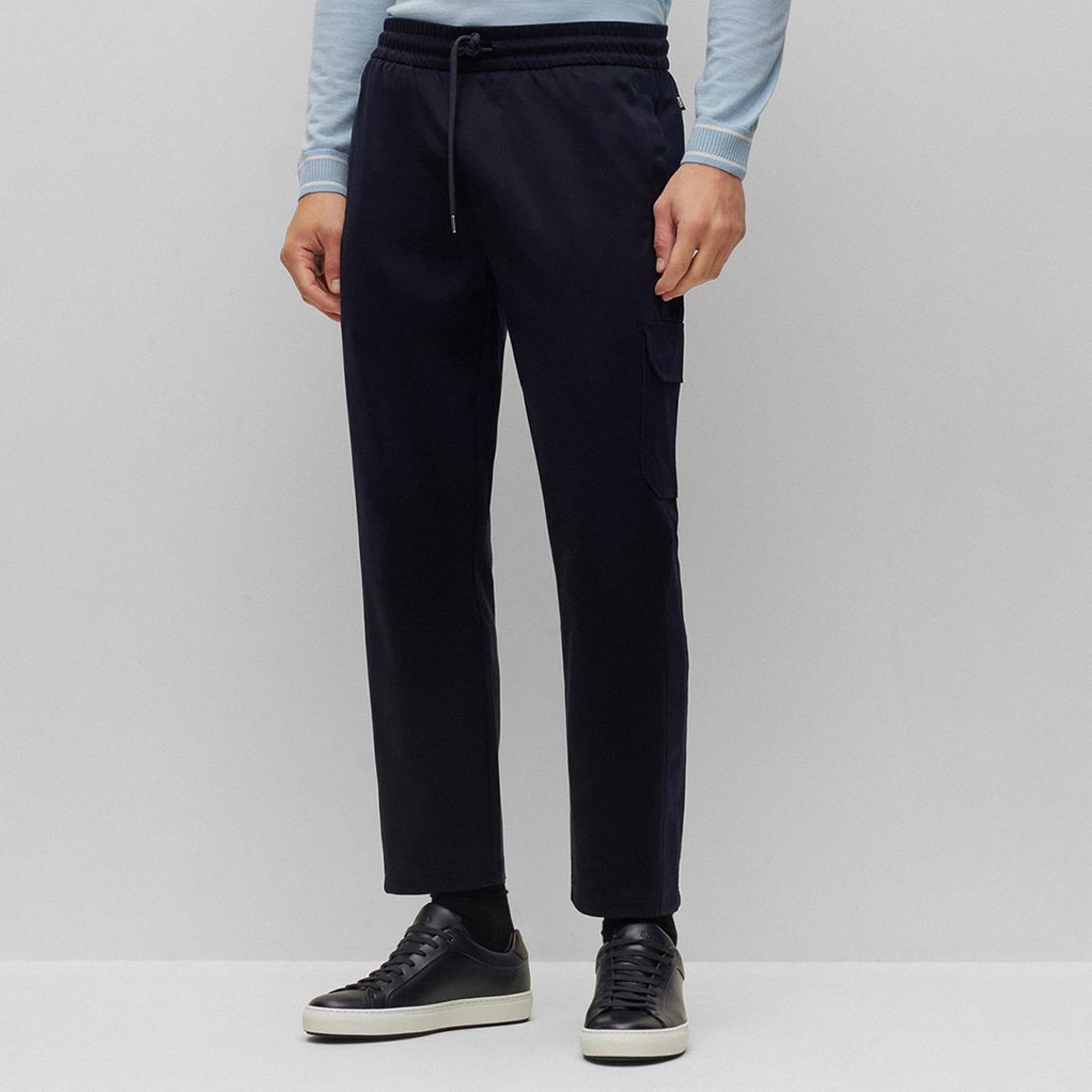 Navy Lamont Jersey Trousers main product photo