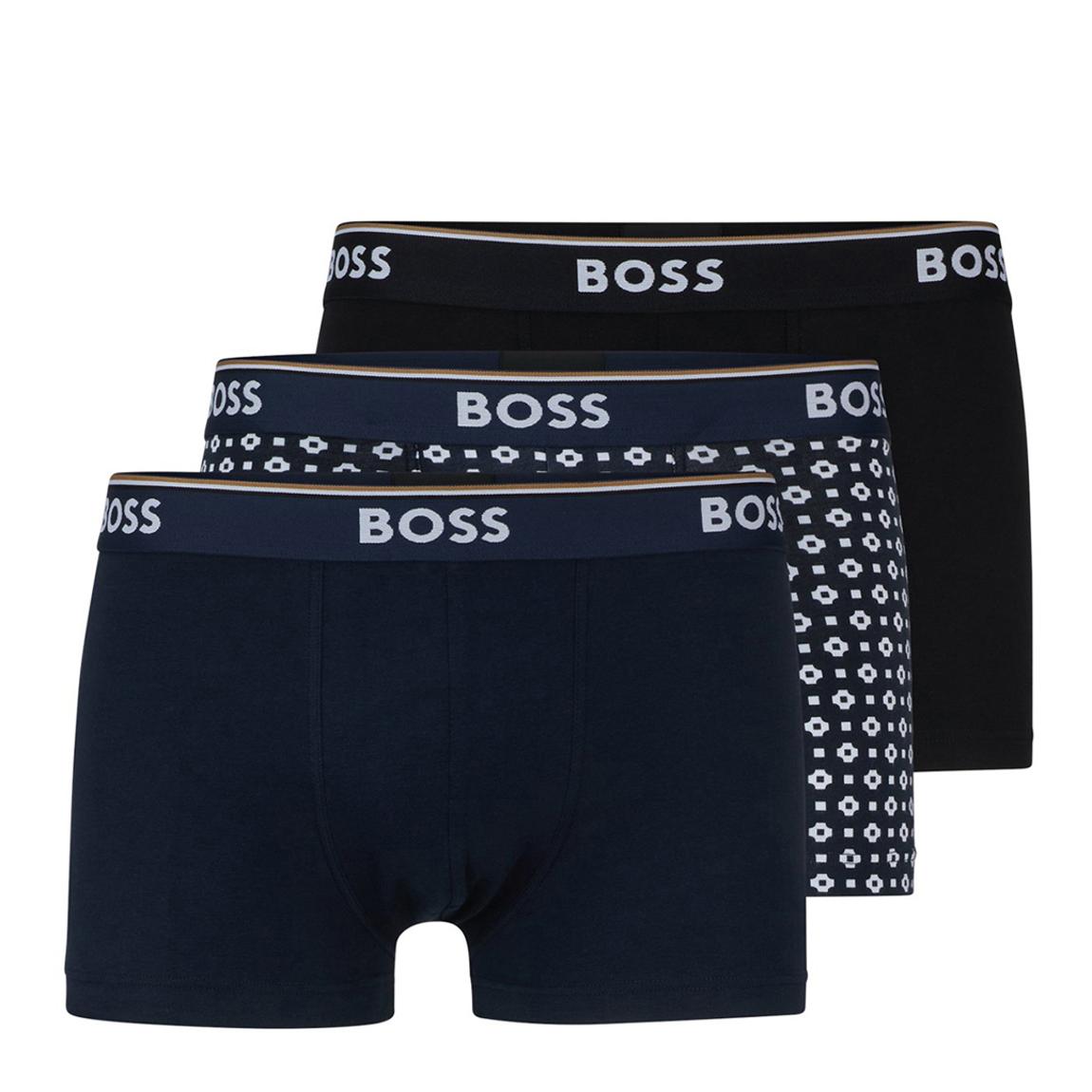 Black 3 Pack Printed Boxers main product photo