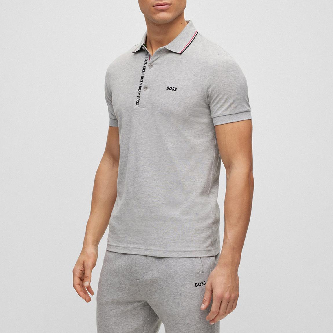 Light Grey Cotton Polo Shirt main product photo