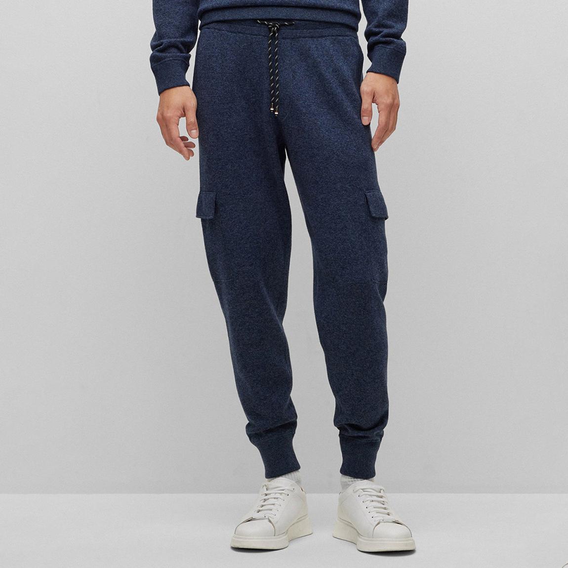Dark Blue Florencio Cargo Joggers main product photo