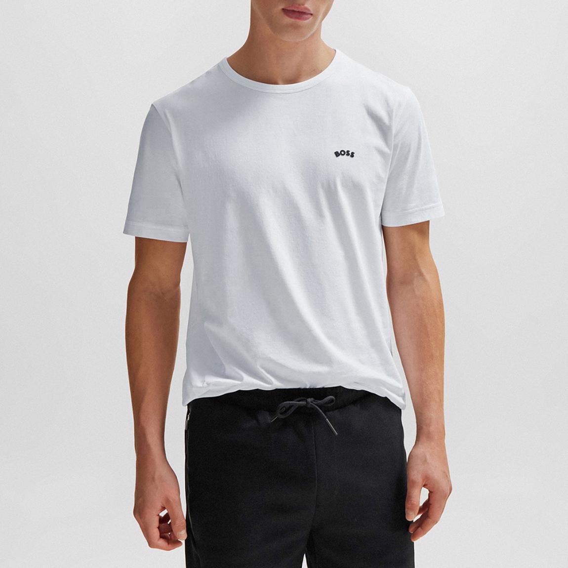 White Small Logo Cotton T-Shirt main product photo