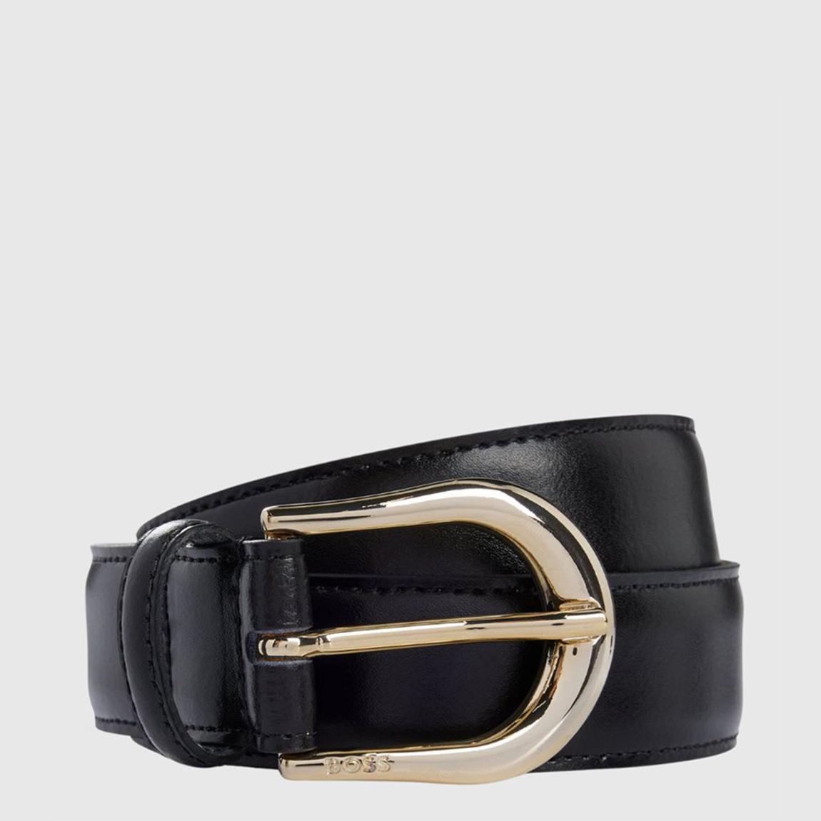 Black Carol Leather Belt main product photo