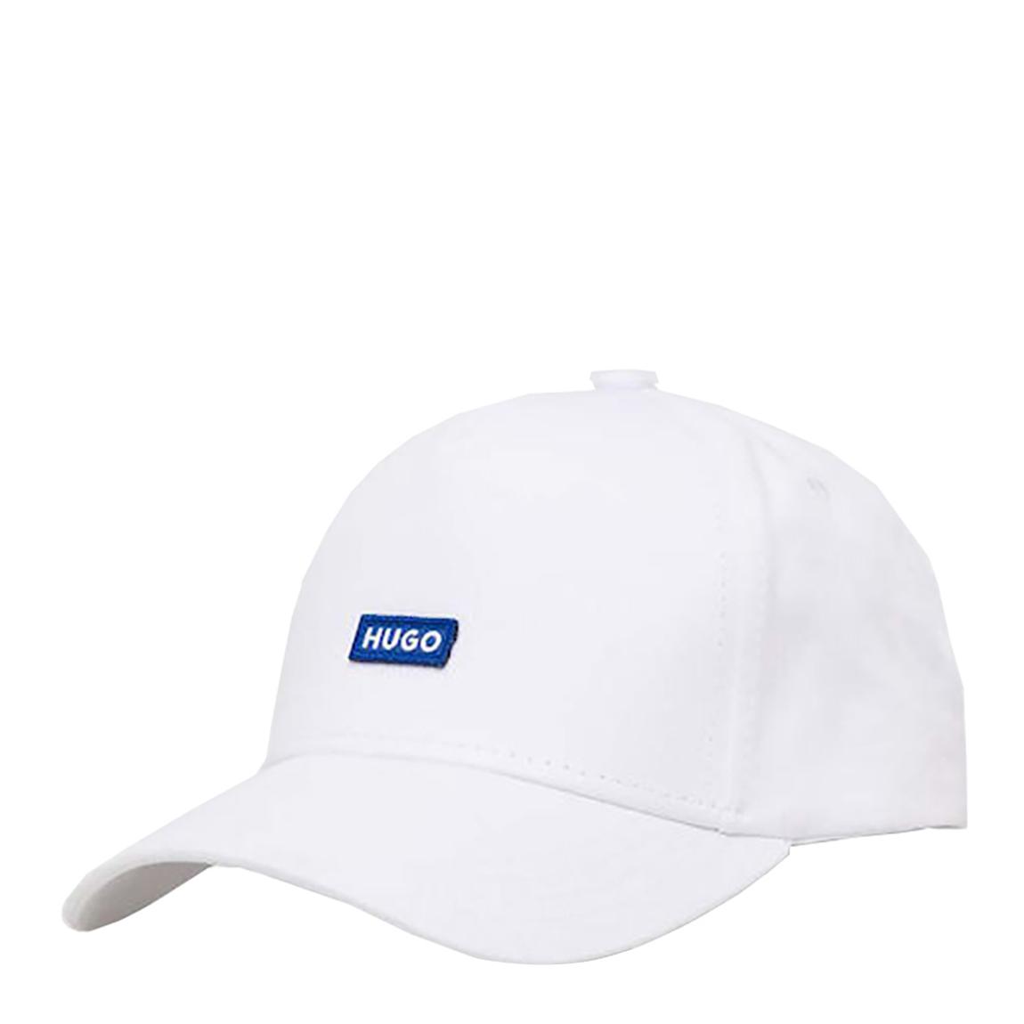 White Embroidered Cotton Cap main product photo
