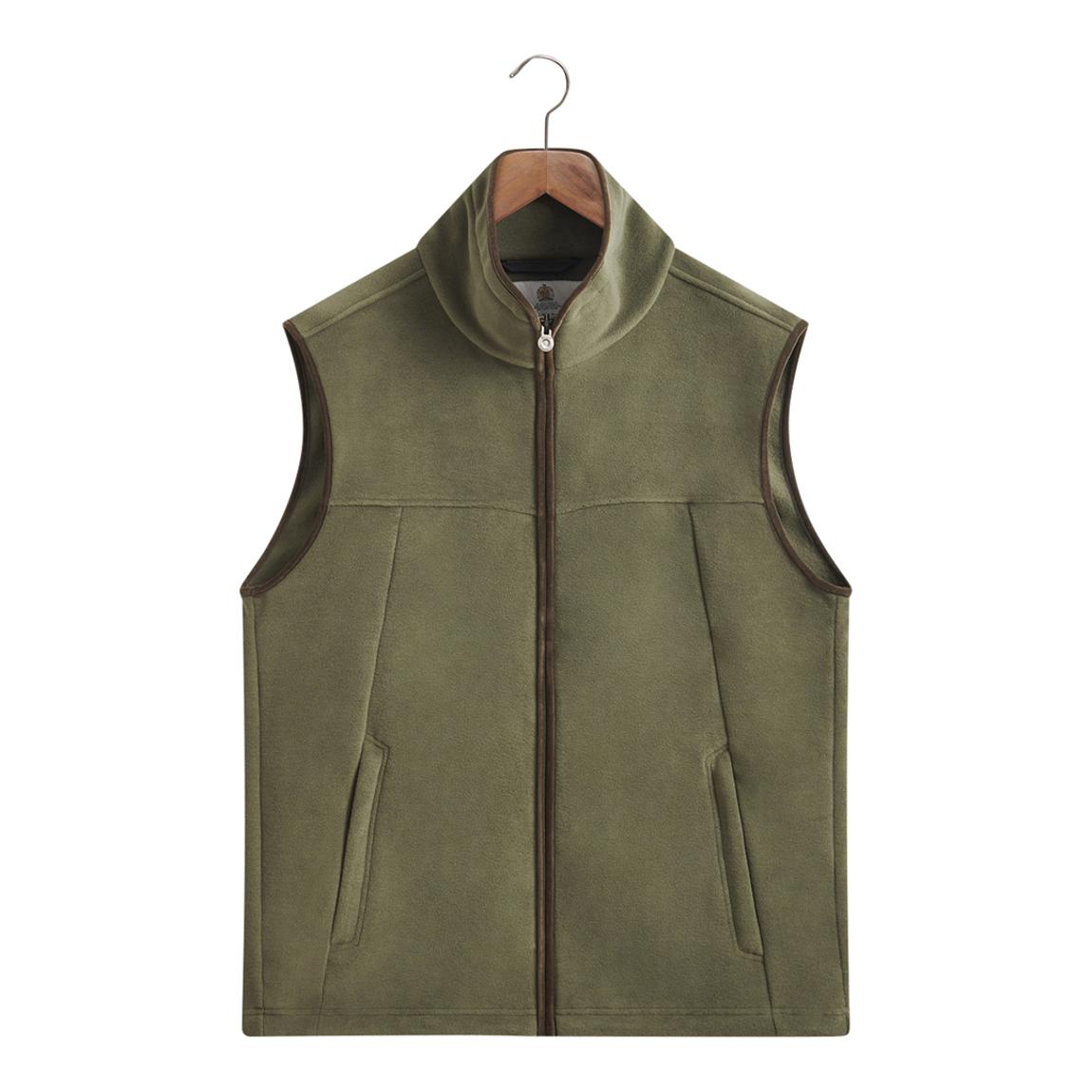 Khaki Classic Fleece Gilet main product photo