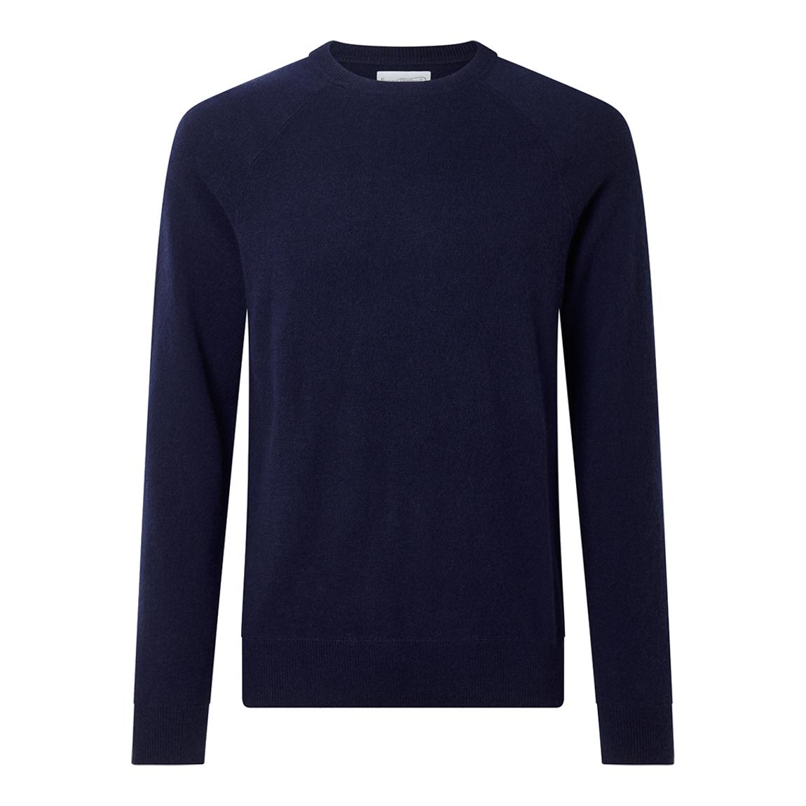 Blue Classic Crew Neck Wool Cashmere Jumper main product photo