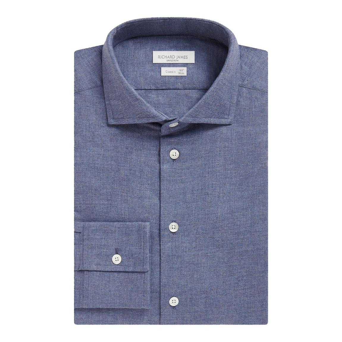 Blue Classic Fit Cotton Shirt main product photo