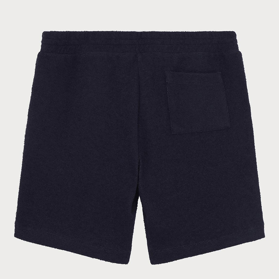 Navy Cotton Blend Sweat Shorts main product photo