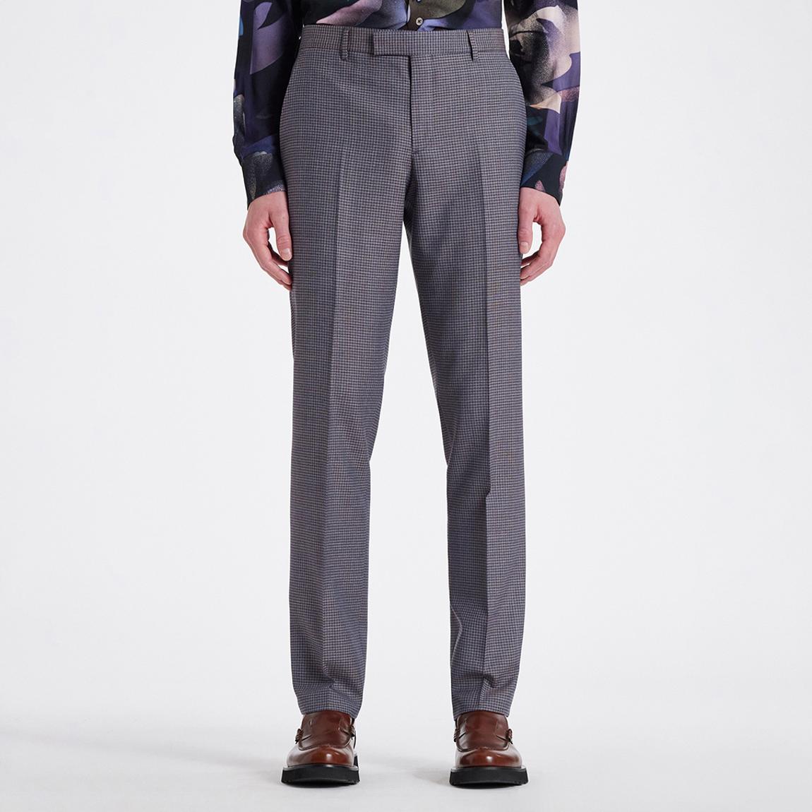 Navy Tailored Wool Trousers main product photo