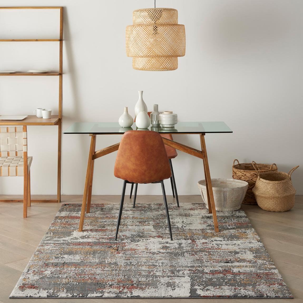 Tangra TNR02 183 x 122cm Rug, Grey/Multicolour main product photo