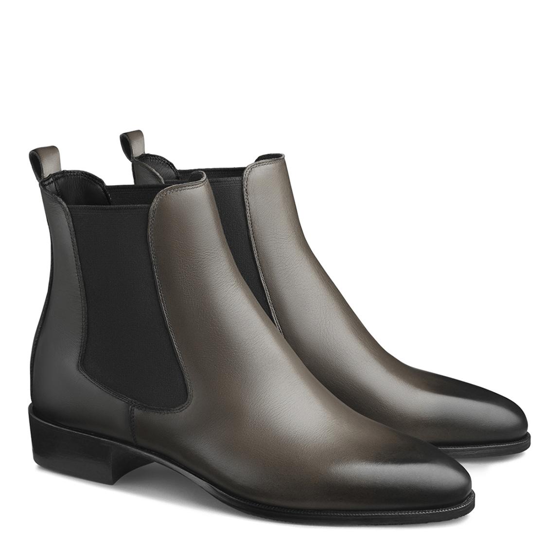 Women's Grey Joan Heeled Ankle Boots main product photo