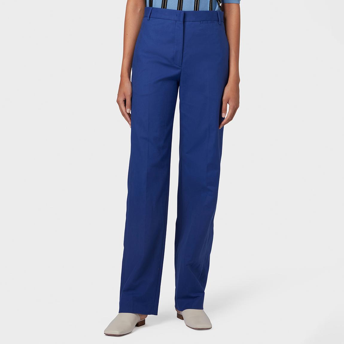Blue Stretch Cotton Trousers main product photo