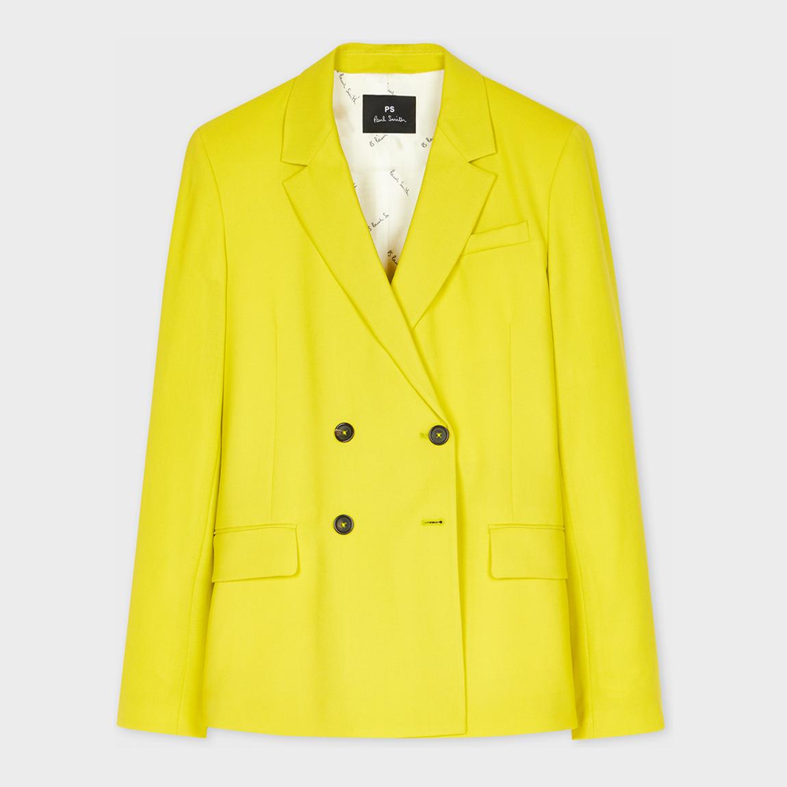Lime Green Tailored Wool Blazer main product photo