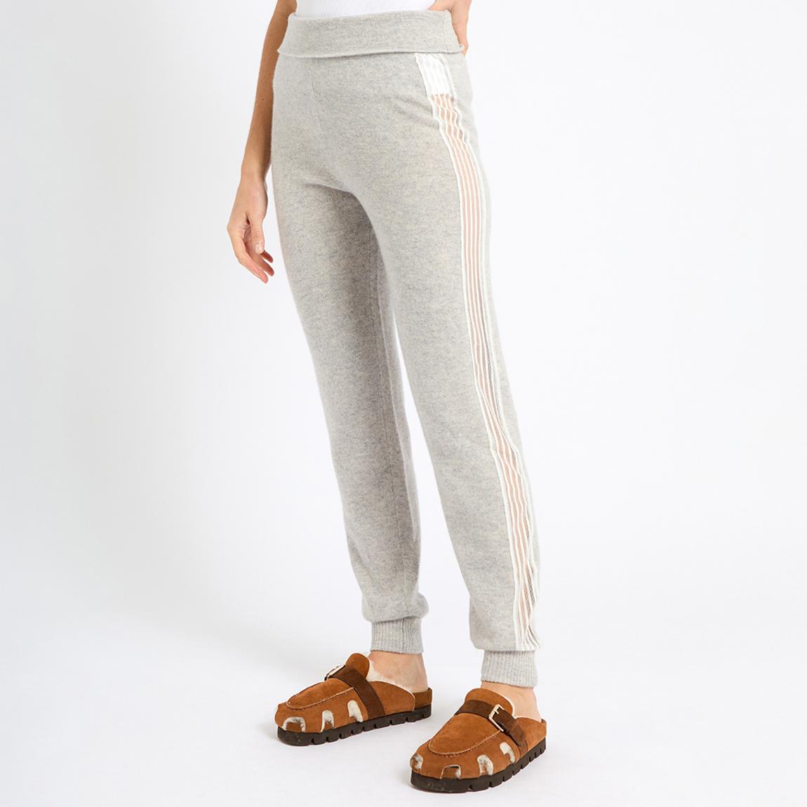 100% Cashmere Joggers Grey main product photo