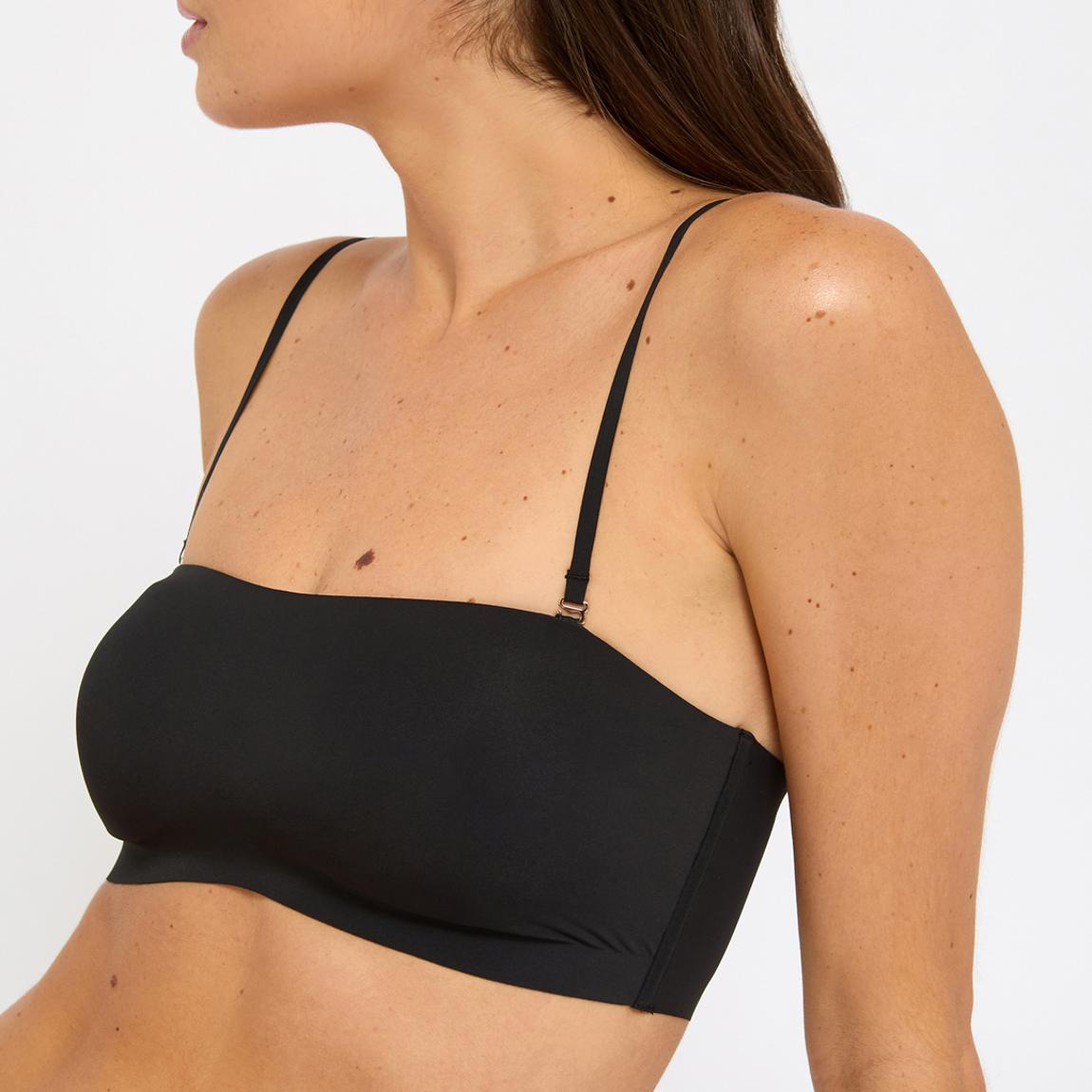 Barely Decent Multiway Bandeau Bralette Black main product photo