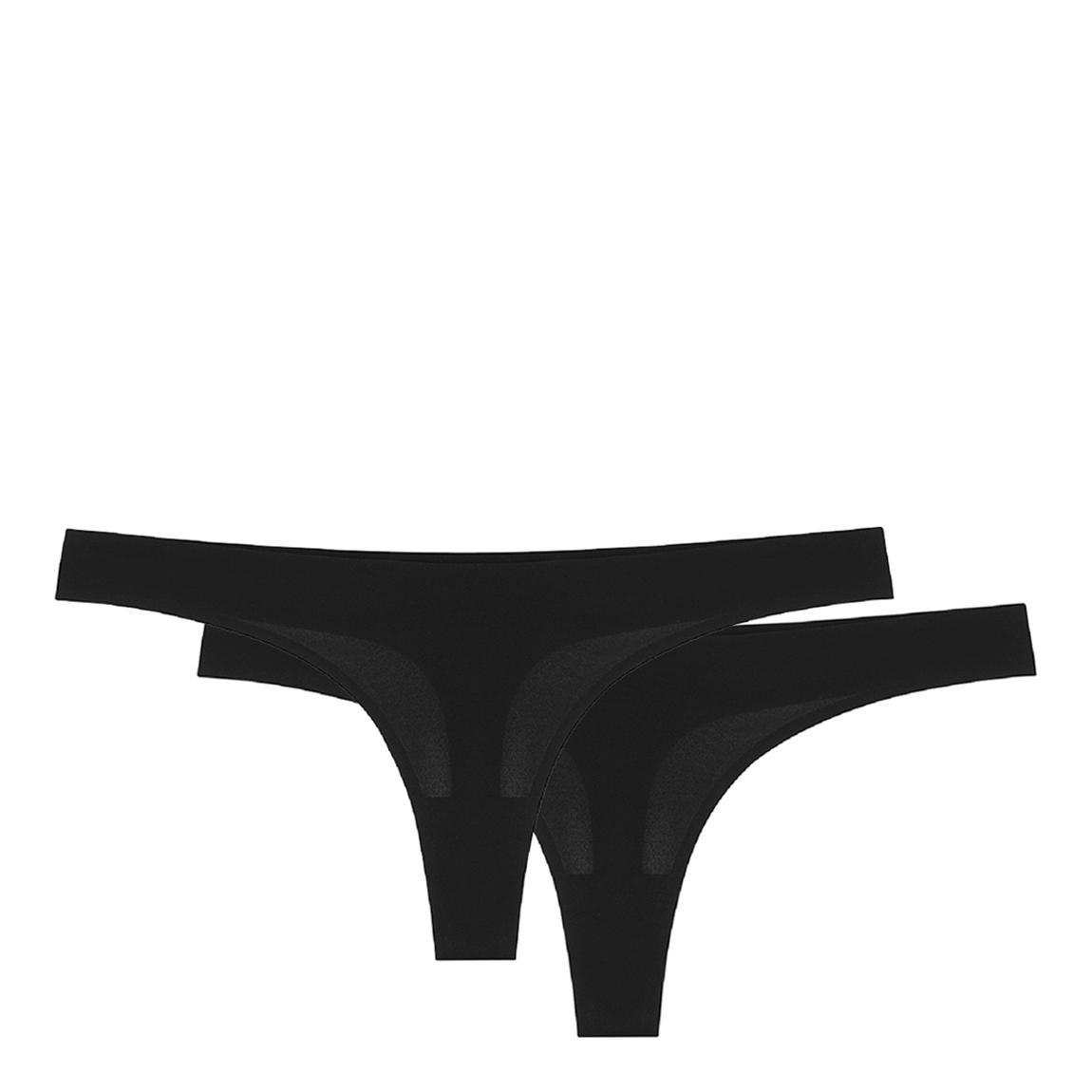 Barely Decent Tanga Black 2 Pack main product photo