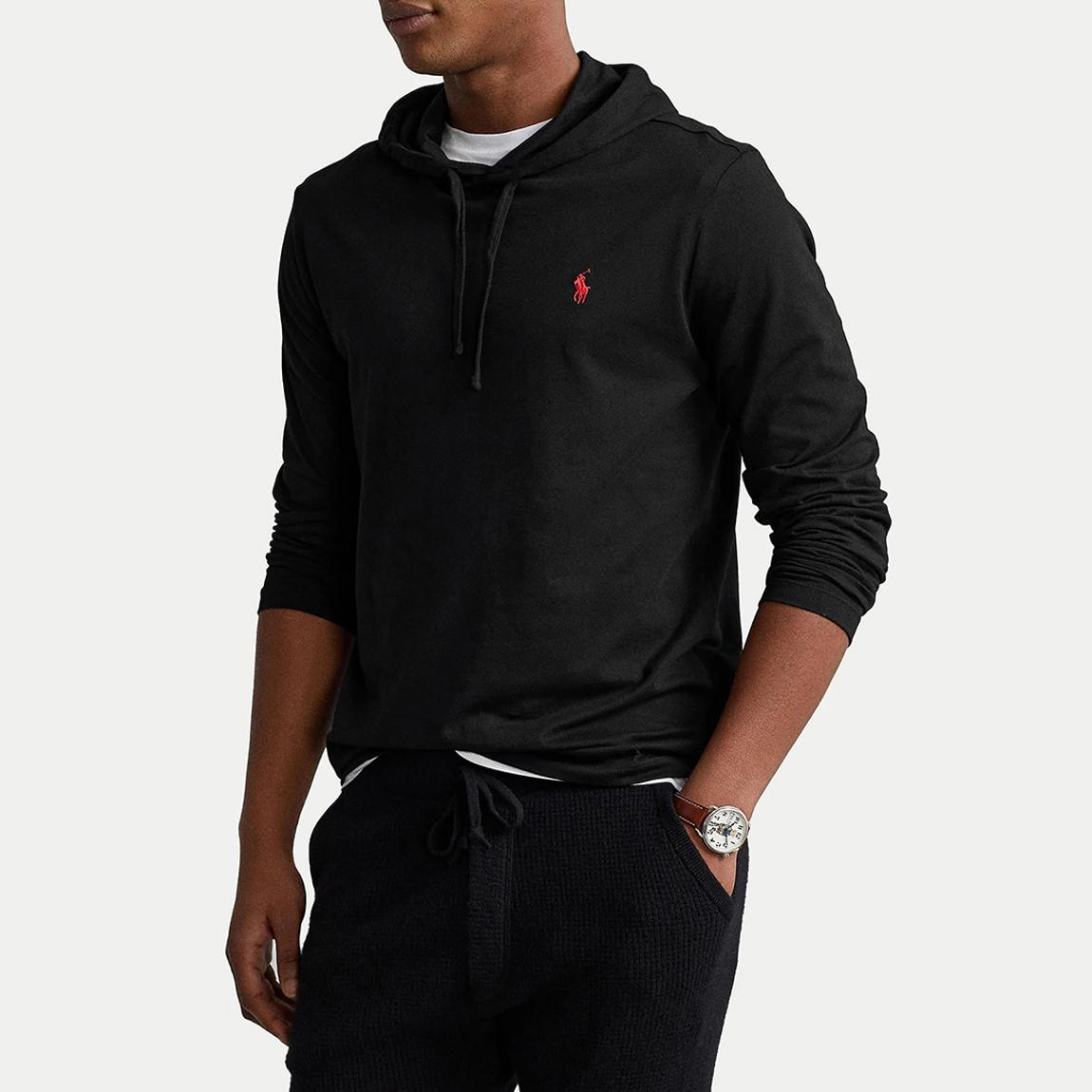 Black Lightweight Hoodie main product photo