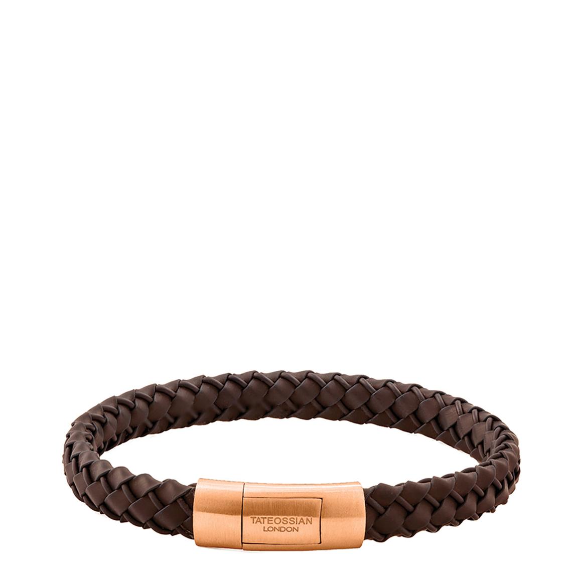 Gomma Intrecciato Bracelet in Brown main product photo
