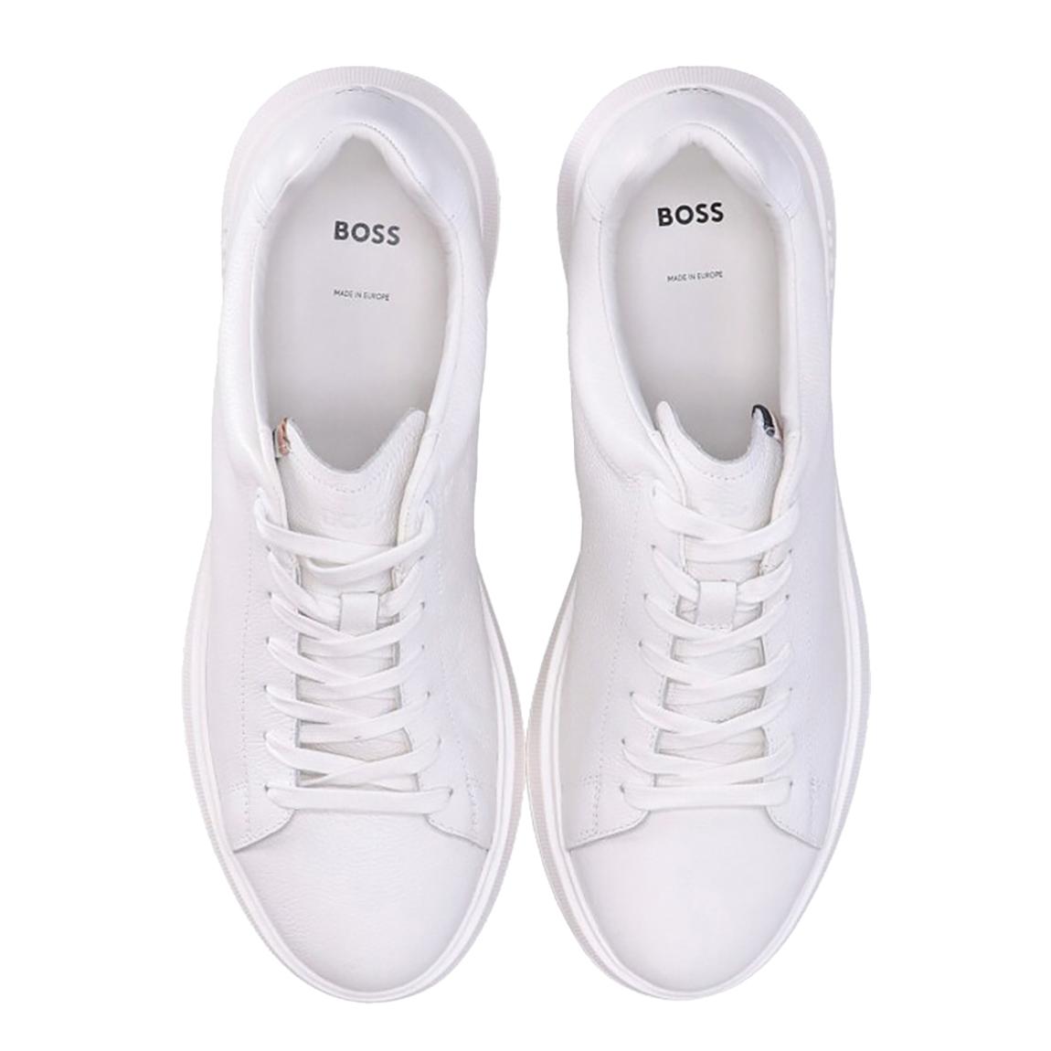 White Platform Trainers main product photo