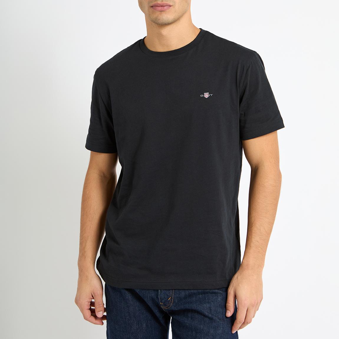 Black Shield Logo Cotton T-Shirt main product photo