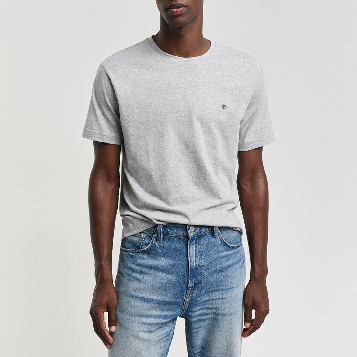 Grey Archive Shield Cotton T-Shirt main product photo