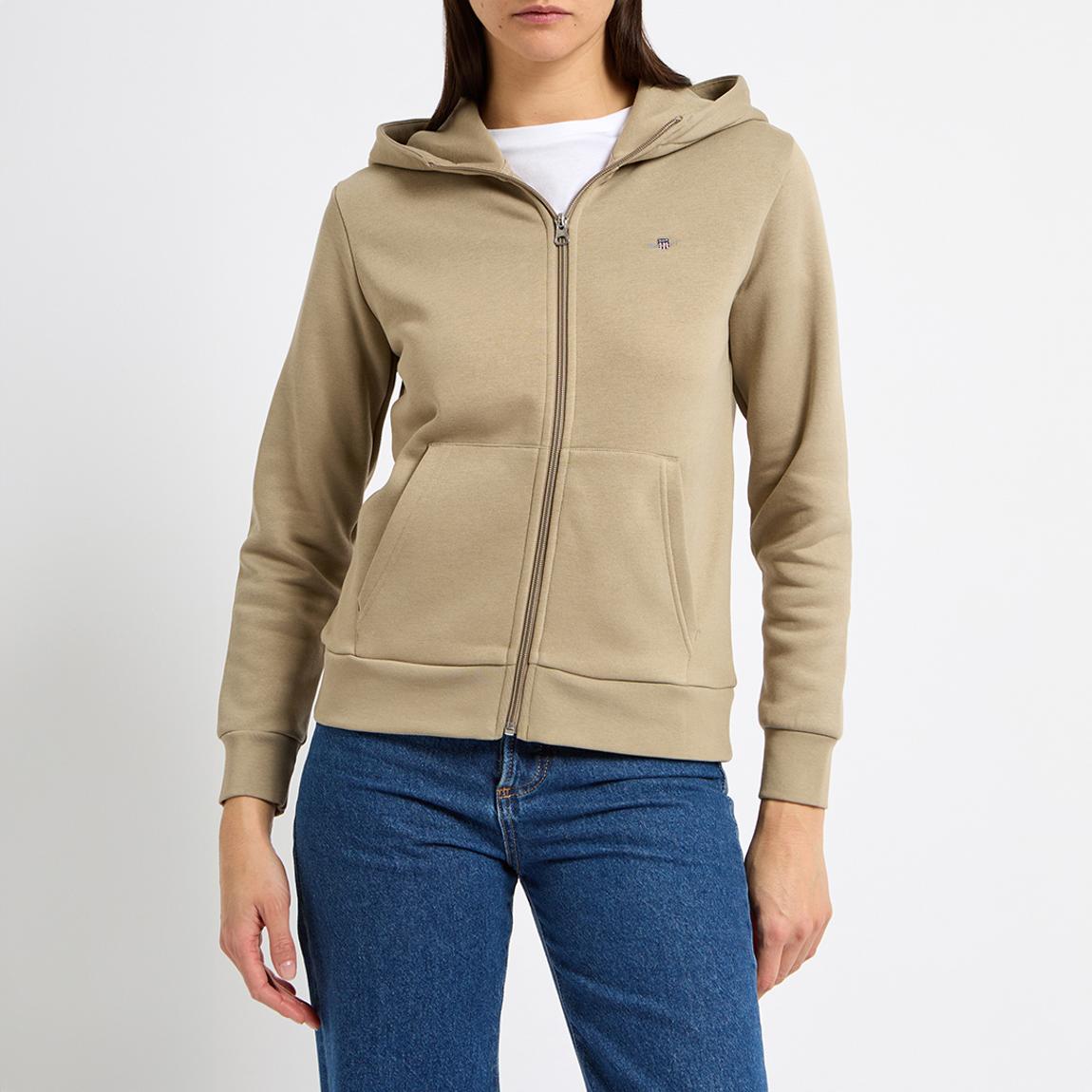 Stone Regular Shield Zip Hoodie main product photo