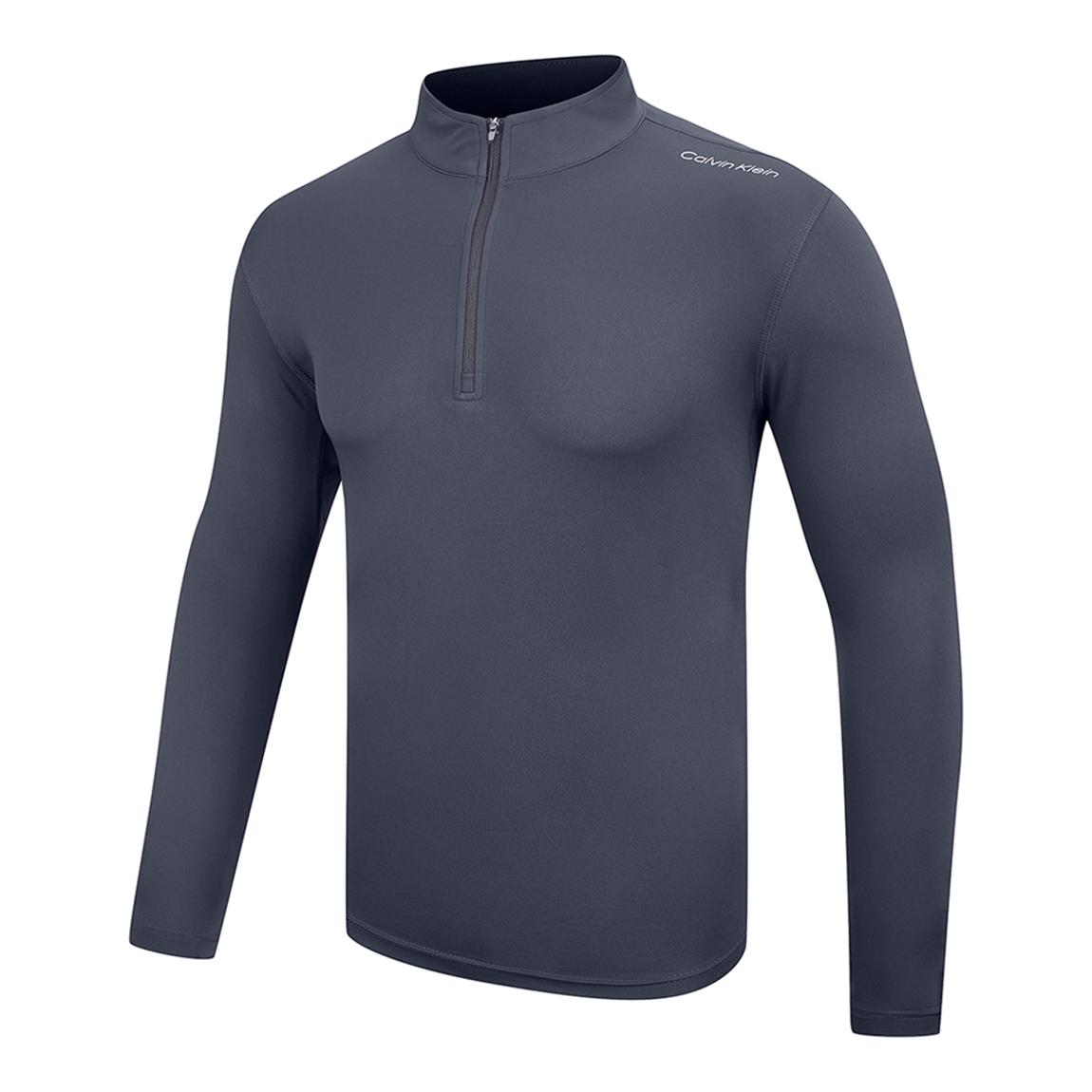 Charcoal Grey Tech 1/2 Zip Midlayer Sweatshirt main product photo
