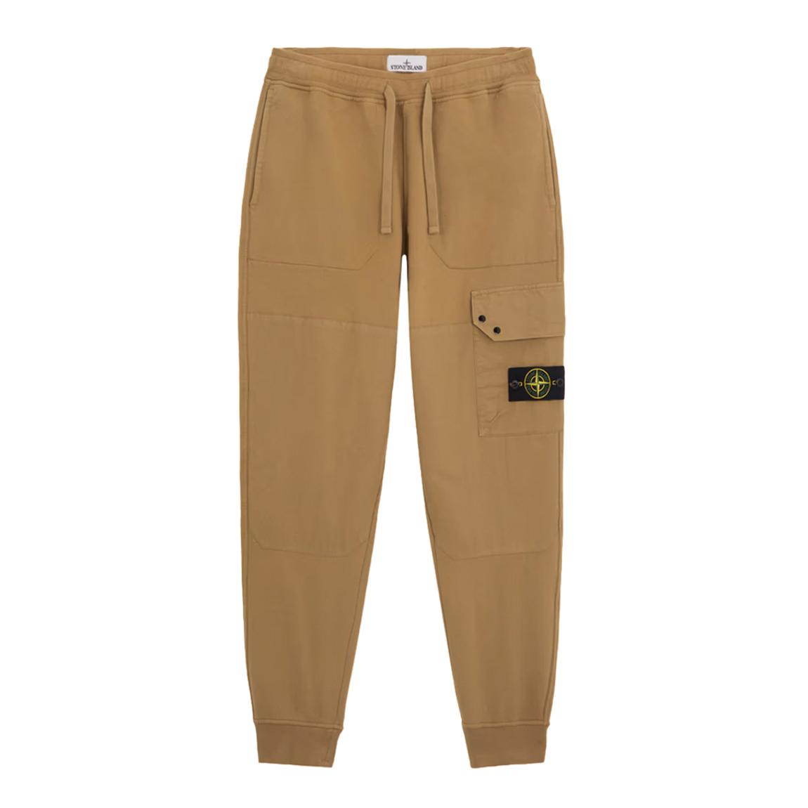 Camel Cotton Fleece Cargo Joggers main product photo