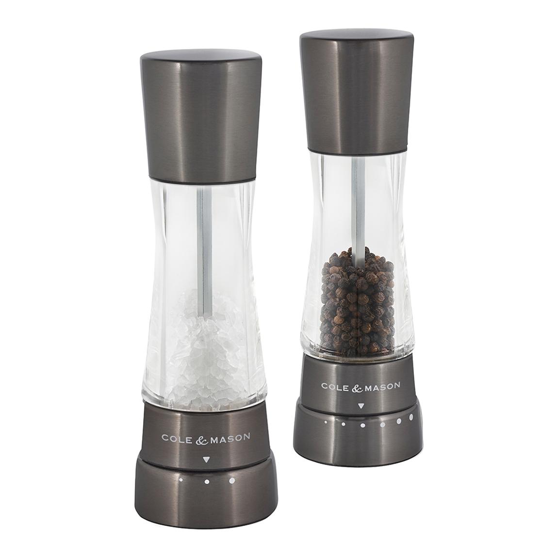 Derwent Iron Grey Salt & Pepper Mill Set main product photo