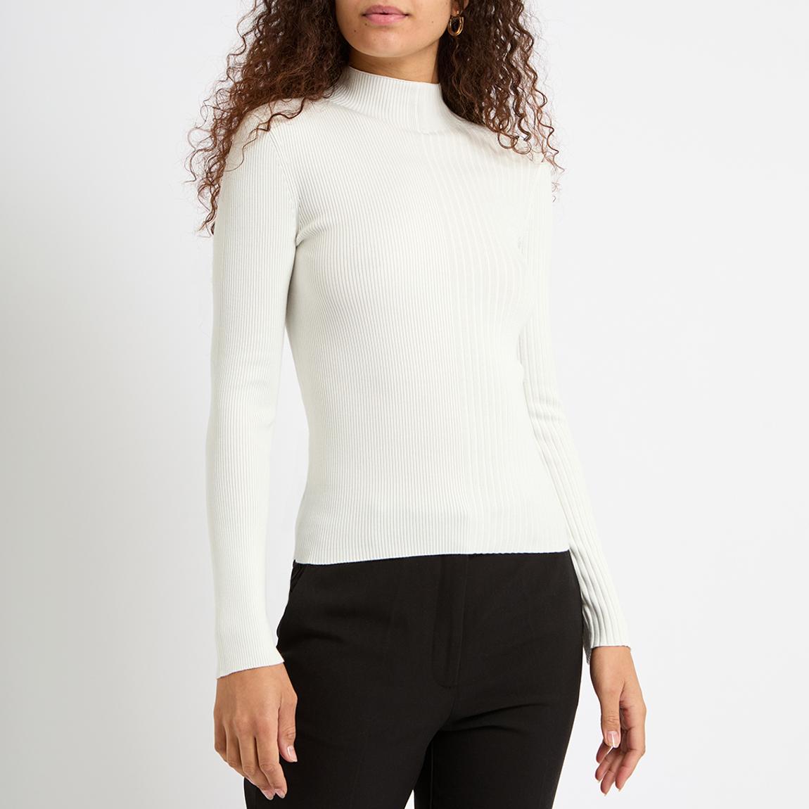 Cream Hazel Ribbed Top main product photo