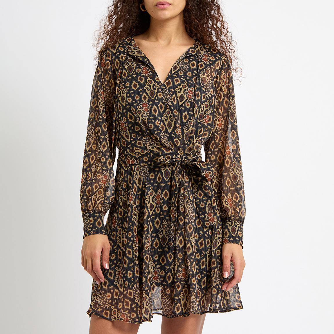 Brown Marnie Printed Flip Dress main product photo