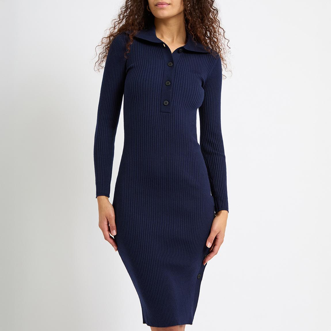 Navy Marie Knitted Dress main product photo