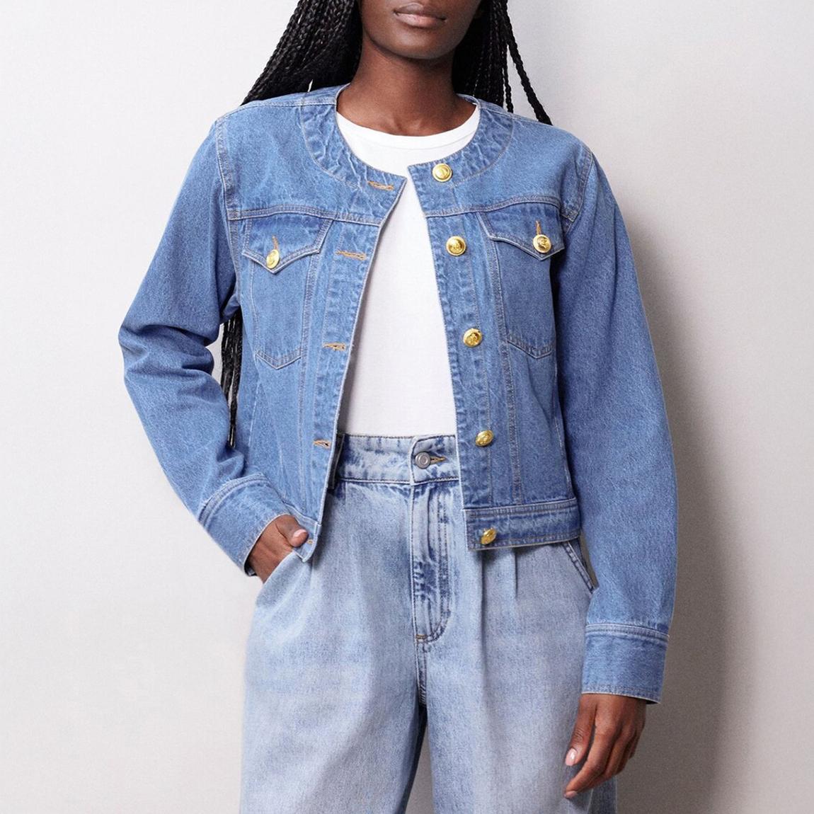 Blue Denim Cotton Jacket main product photo
