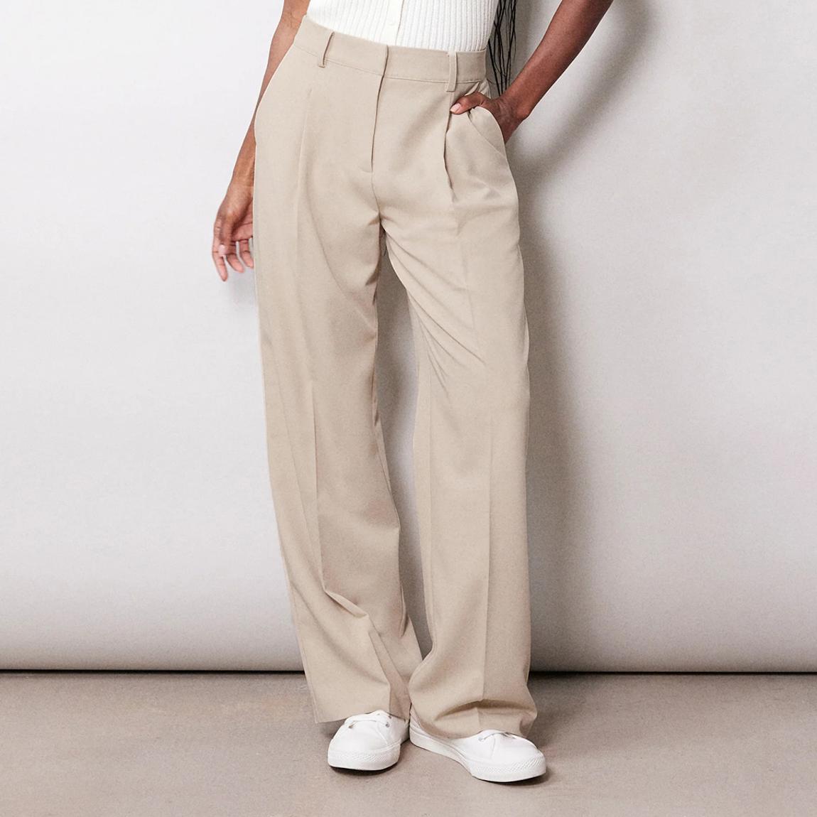 Beige Tailored Trousers main product photo