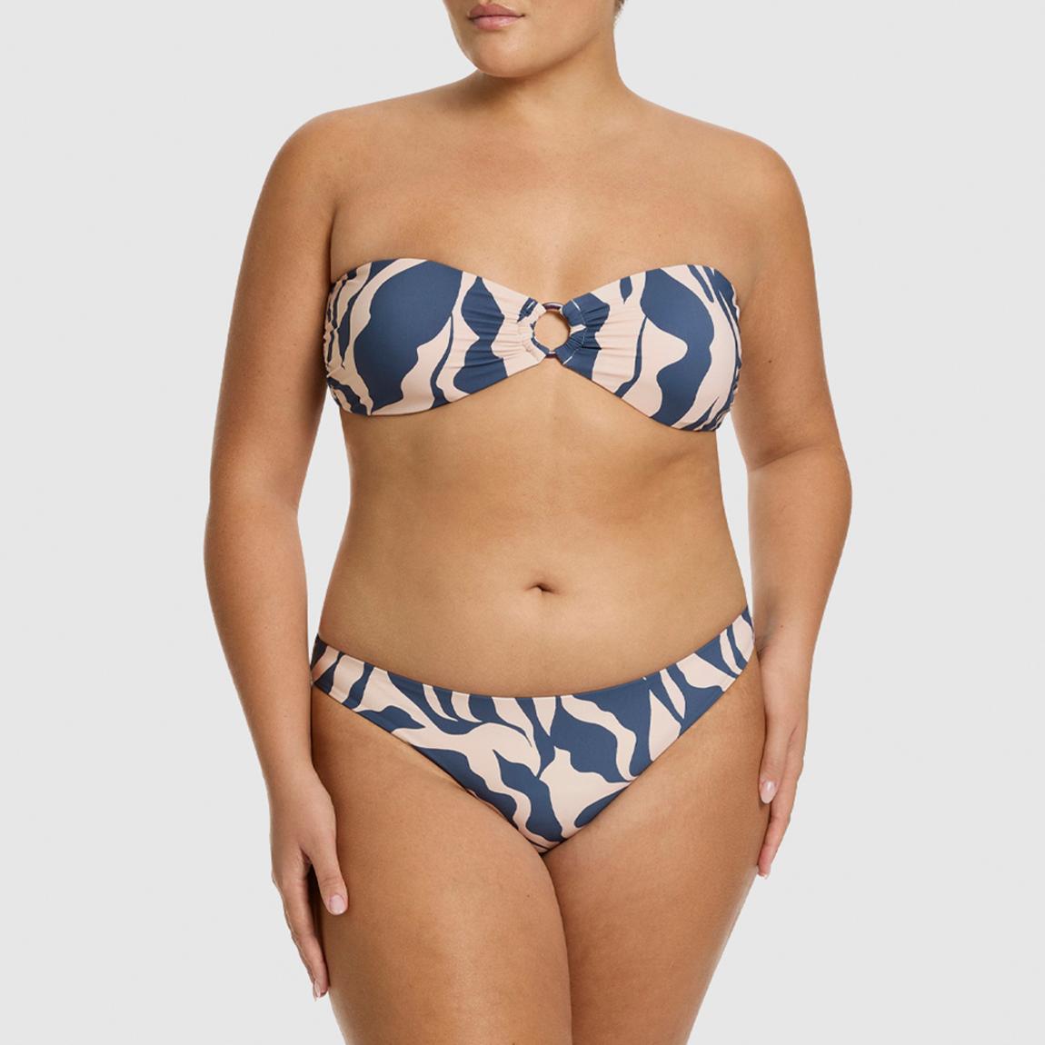 Blue Sereno Ring Bandeau Bikini Top main product photo