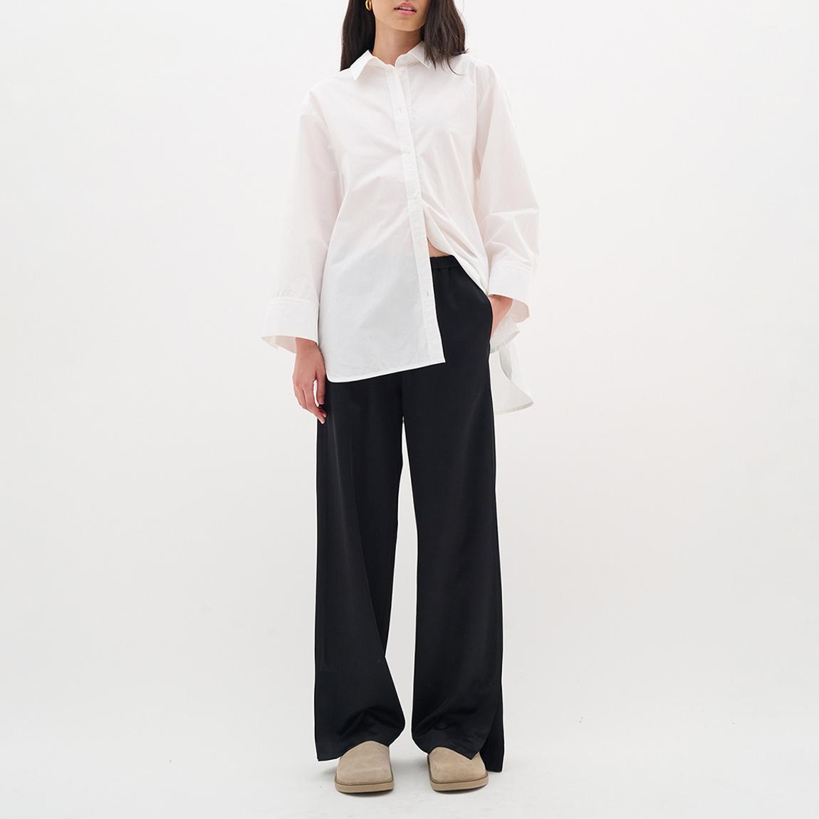 White Long Boxy Shirt main product photo