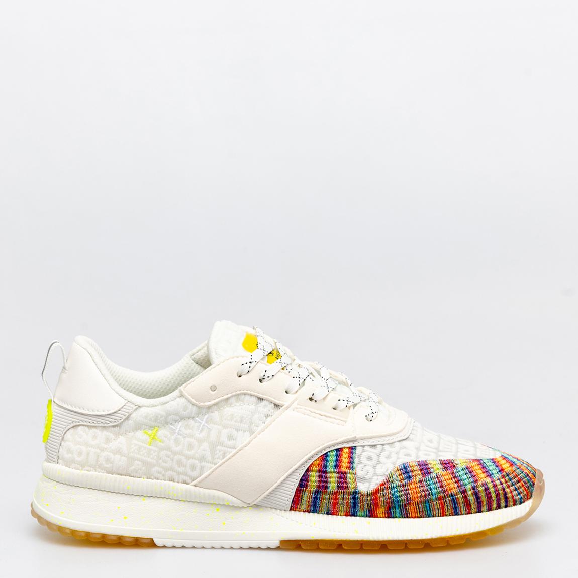 Men's White/Rainbow Vivex Trainer main product photo
