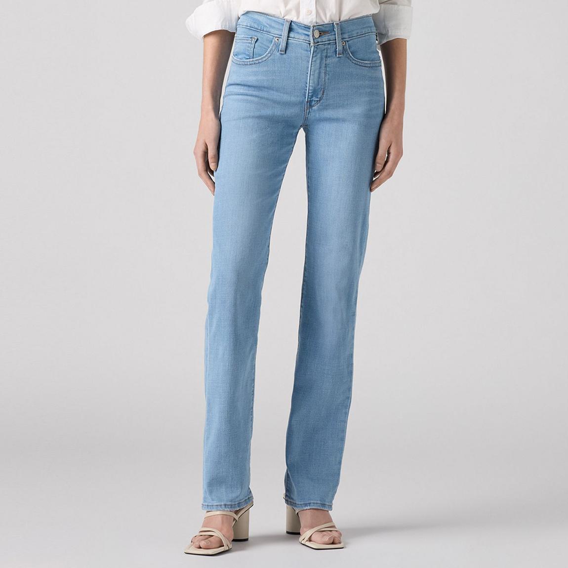 Light Blue 314™ Shaping Stretch Straight Jeans main product photo