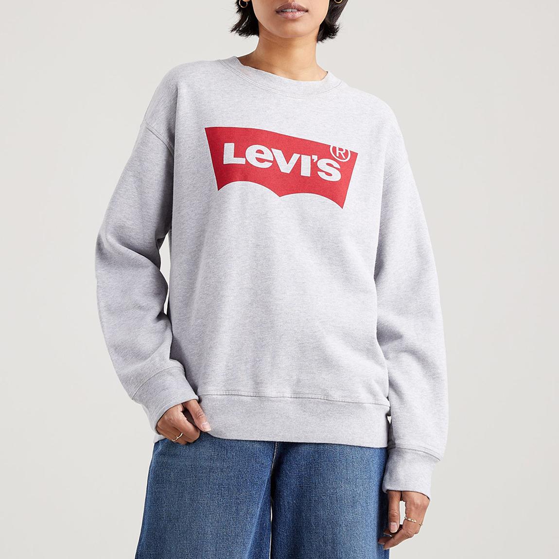 Grey Graphic Logo Cotton Sweatshirt main product photo