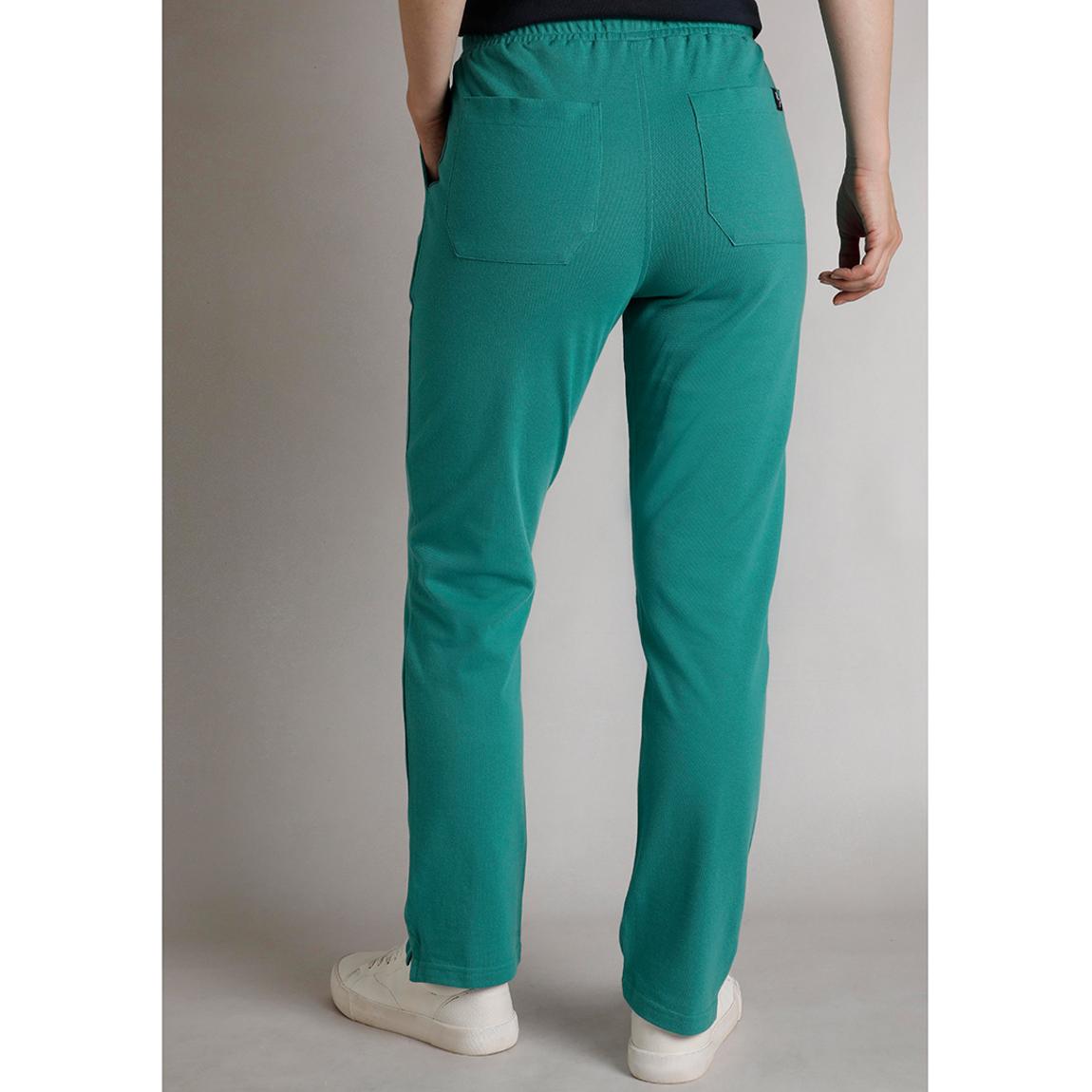 Green Cotton Graze Pique Joggers main product photo