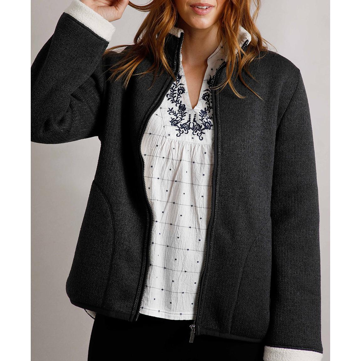 Black Faux Shearling Fleece main product photo