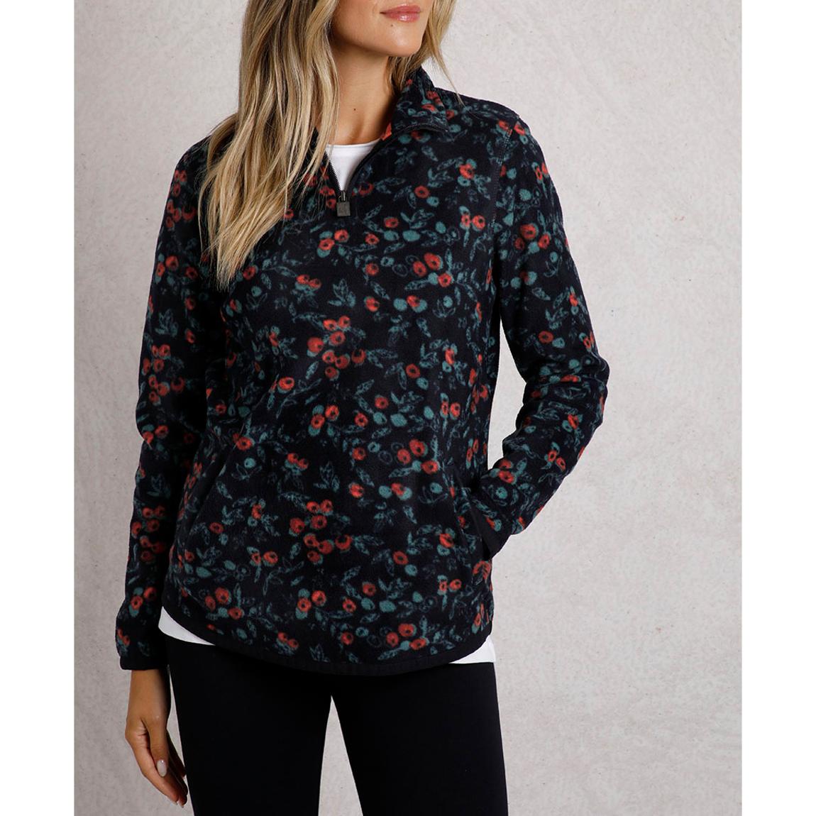 Multi 1/4 Zip Printed Fleece main product photo