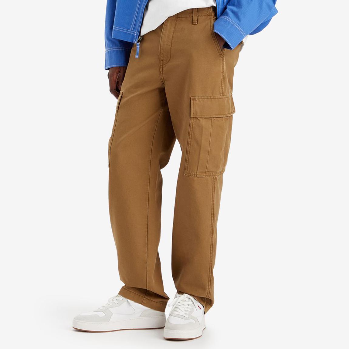 Camel Straight Cotton Cargo Trousers main product photo